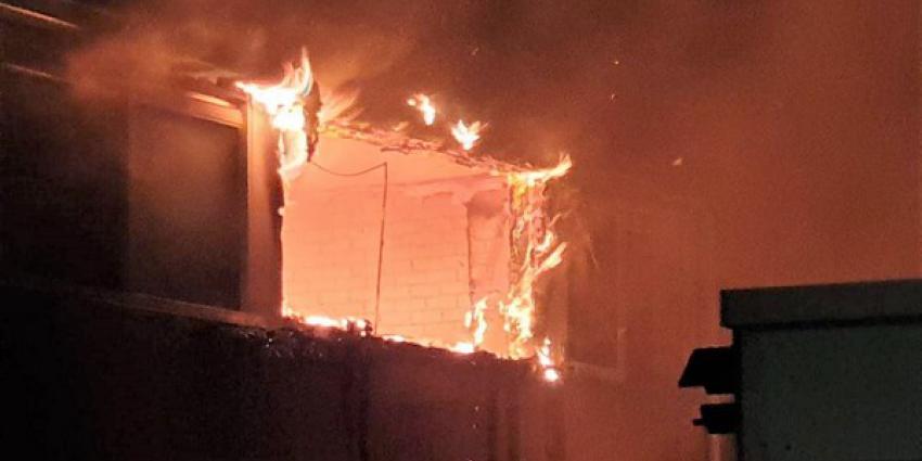 acht woningen, ontruimd, brand, woning, assen