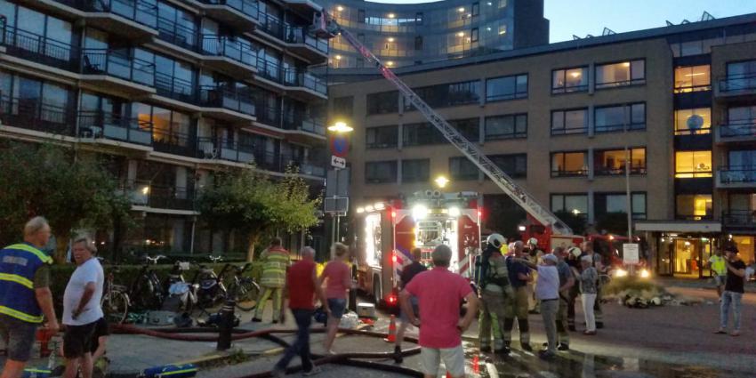 Woon-/zorgcentrum ontruimd vanwege grote brand