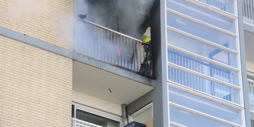 Veel schade na uitslaande brand in flat Schiedam 