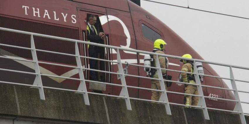 Treinverkeer stil na brandmelding Thalys