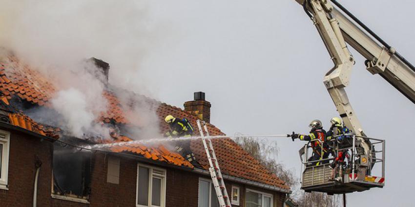 Uitslaande brand treft tussenwoning aan de Selissenwal in Boxtel