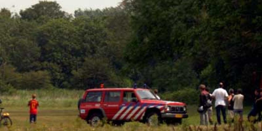 Foto van brandweerauto op heide en bos | Archief EHF