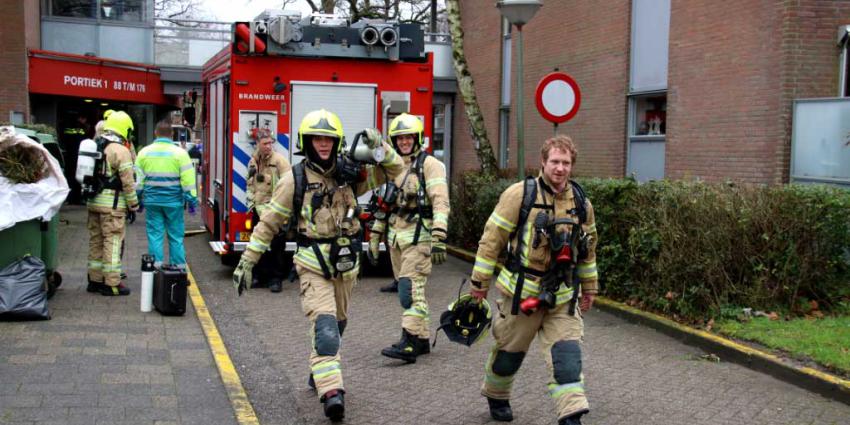 Pannetje op het vuur vergeten, brandweer en ambulance snel ter plaatse