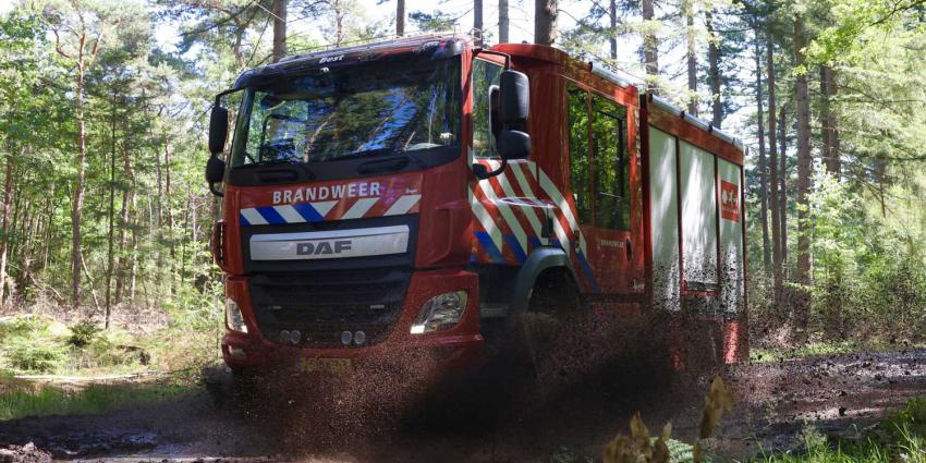 brandweerauto-bos