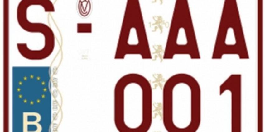 'Persoonlijke nummerplaat in België groot succes'