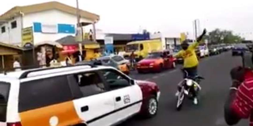 Dorpsgek of stuntman?