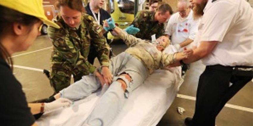 Grote rampenoefening in Centraal Militair Hospitaal 