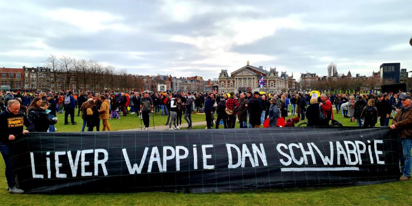 Demonstratie op Museumplein