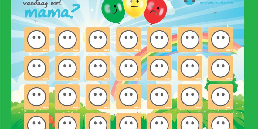 Chemokalender maakt kanker van ouder voor kinderen tastbaar