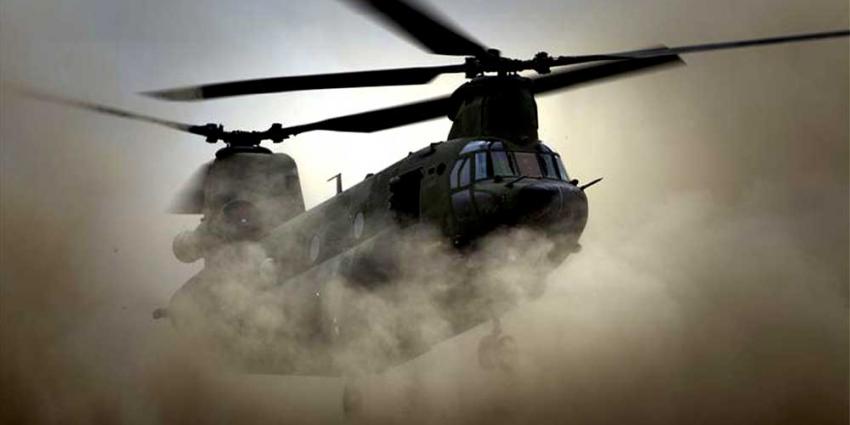 Chinook-helikopter maakt noodlanding op basis Gilze-Rijen