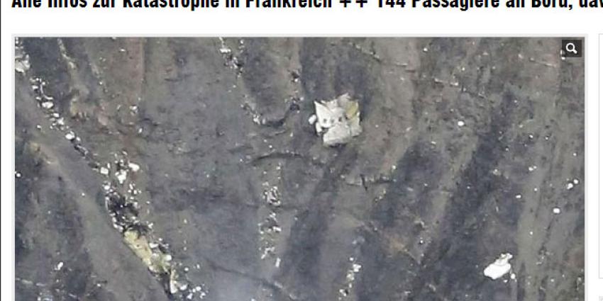 Frankrijk ontkent bestaan filmpje crash Germanwings