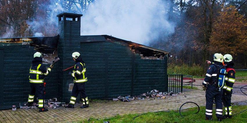 Clubhuis politiehondenvereniging Schijndel afgebrand