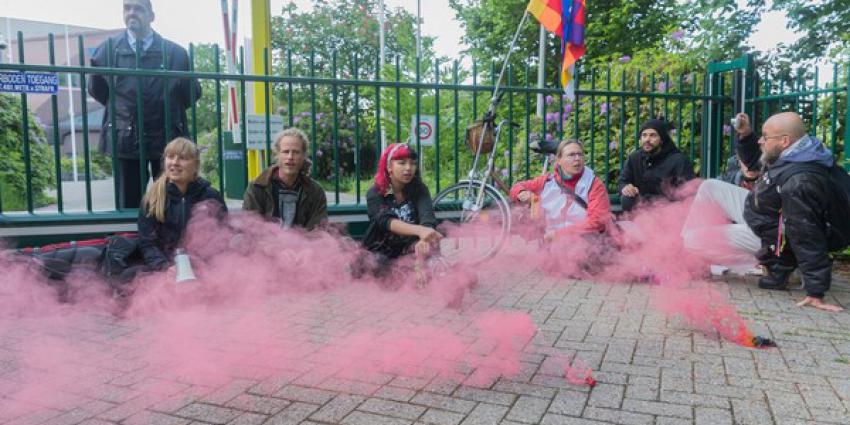 actievoerders, code rood, blokkeren, gebouw, gasunie 