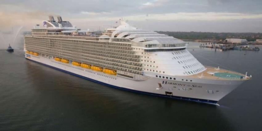 Grootste cruiseschip ter wereld meert dinsdag aan in Rotterdam