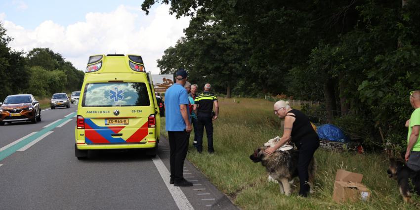 Hulpdiensten ter plaatse