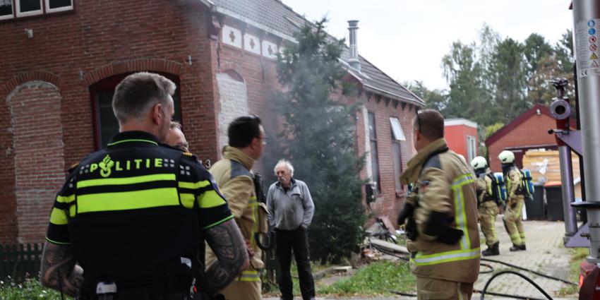 Hulpdiensten ter plaatse