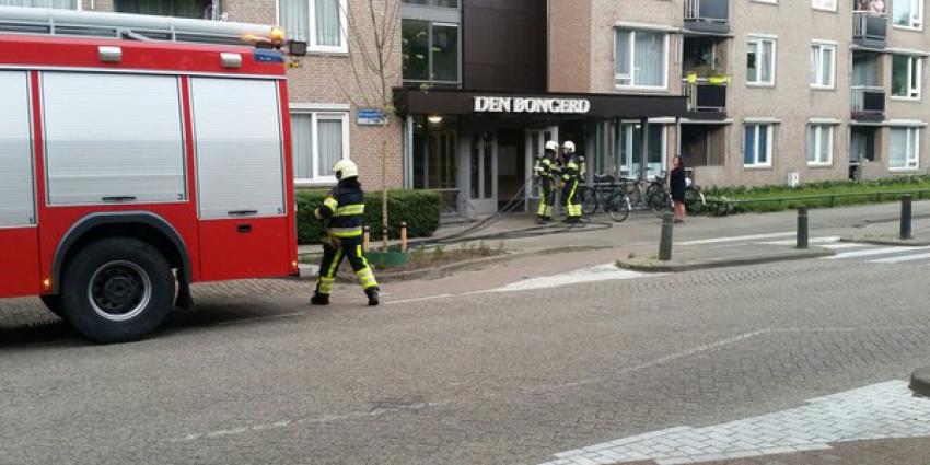  Hulpdiensten groots uitgerukt voor brand in appartementencomplex Den Bongert in Boxtel