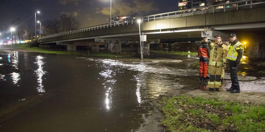 Gat in dijk Rotterdam veroorzaakt veel wateroverlast