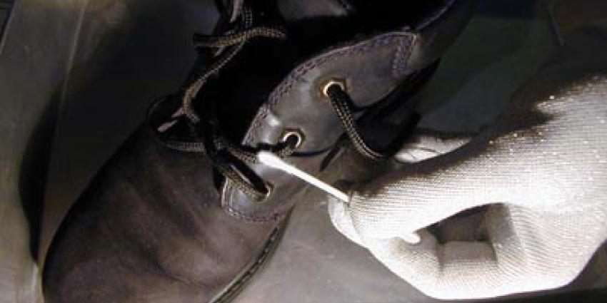 Foto van DNA materiaal schoenveter | Archief EHF