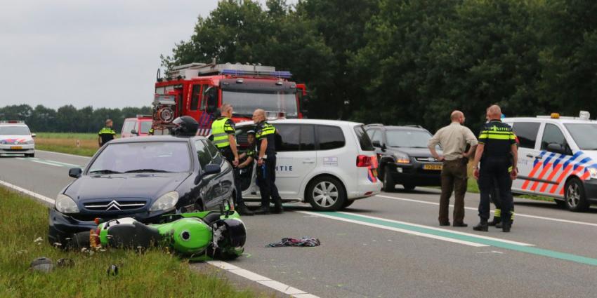 Motorrijder komt om het leven op N381 bij Sleen