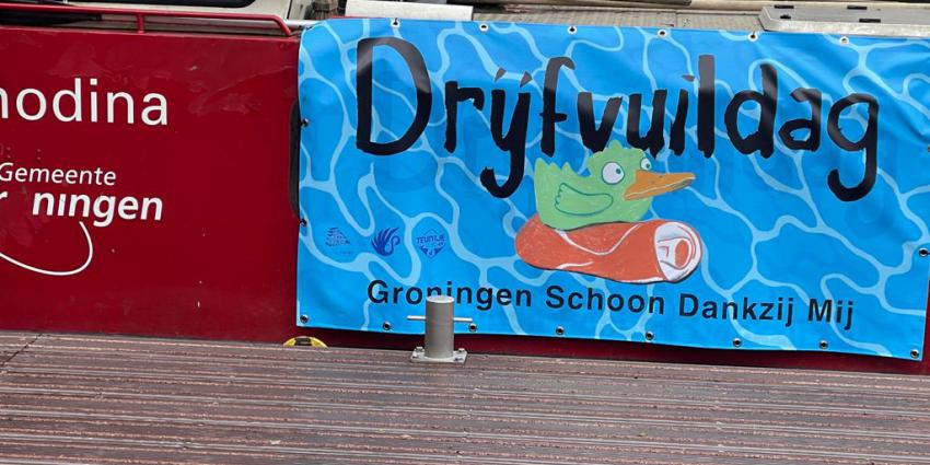 Drijfvuil verwijderd in Groningen