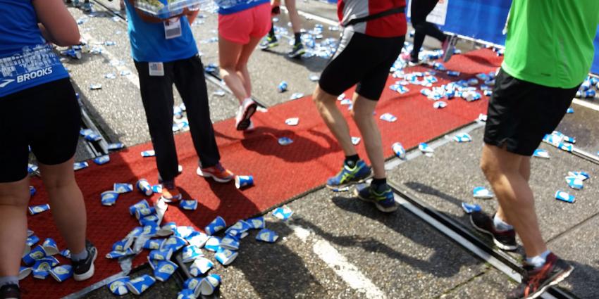 Hardlopers Leiden Marathon bevangen door hitte