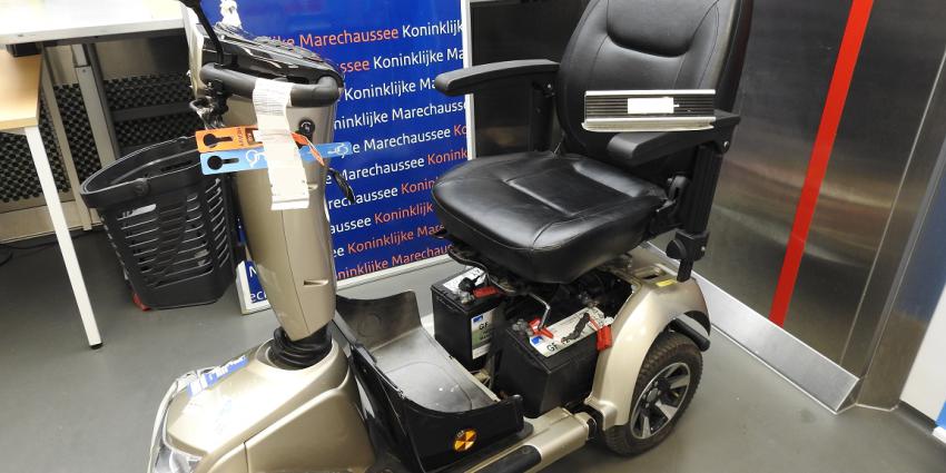 Drugs verborgen in scootmobiel