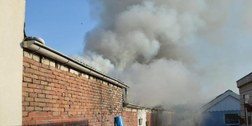 Hennepkwekerij in brandende garagebox Veendam