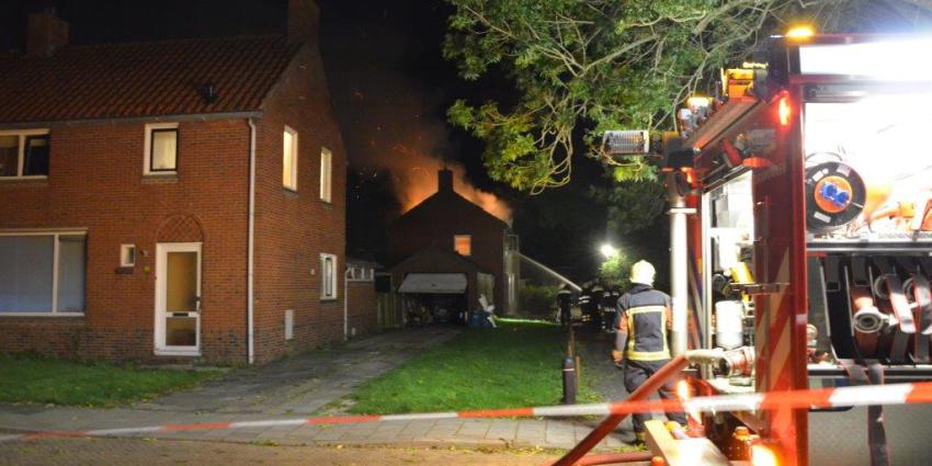 Brand in leegstaande woning in Nieuwolda