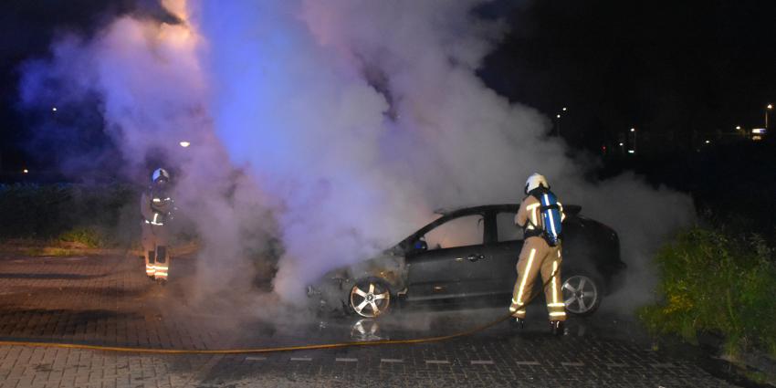 Auto uitgebrand