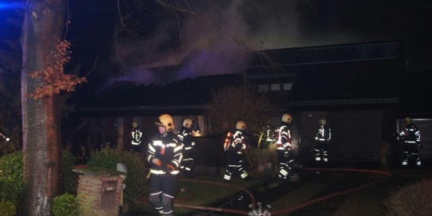 Uitslaande brand in seniorenwoning in Exloo 
