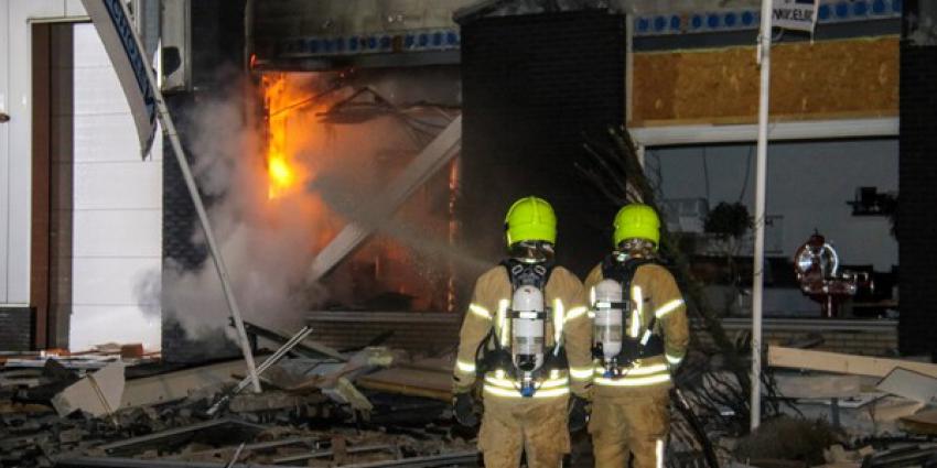Bedrijfspand ingestort na explosie
