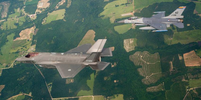 Minimaal geluidsverschil tussen F-35 en F-16