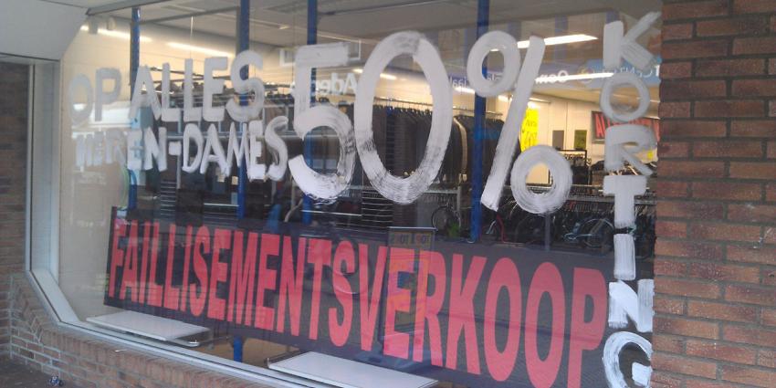 Aantal faillissementen daalt met 10% in 2014