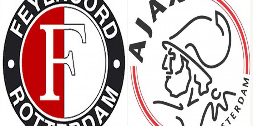 Foto van logo's Feyenoord en Ajax | Feyenoord/Ajax