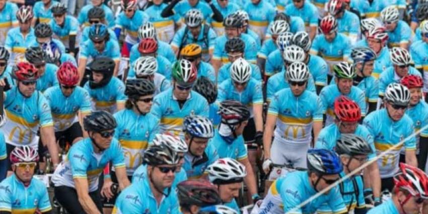 Al bijna een miljoen voor Ronald McDonald Huizen bij elkaar gefietst