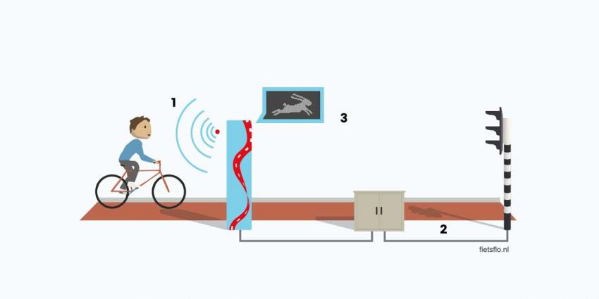  'Go with the Flo' zorgt voor groene verkeerslichten fietsers