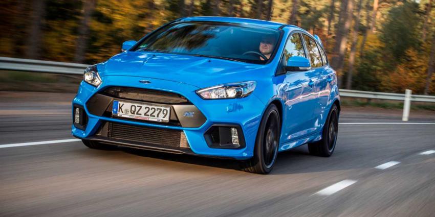 Eerste Ford Focus RS van band gerold
