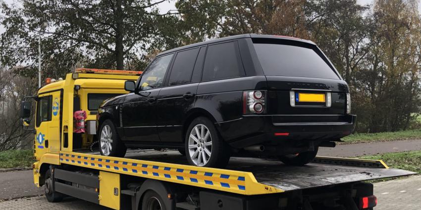 in beslag genomen auto