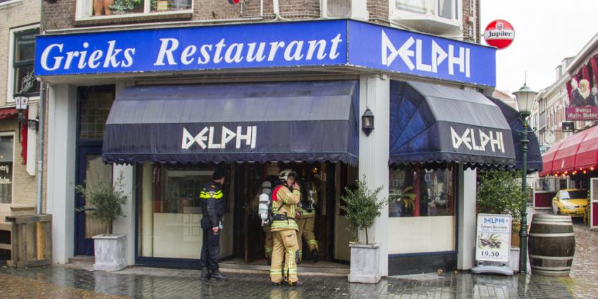 Brand in restaurant blijkt rook uit afvoer te zijn