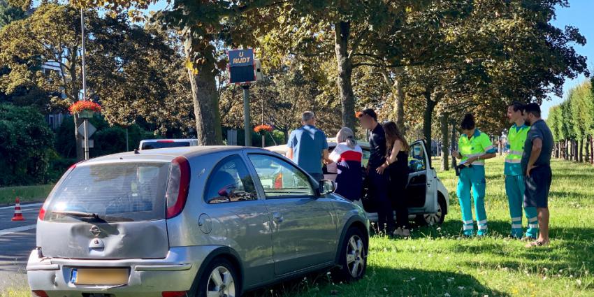 Foto van kettingbotsing in Schiedam