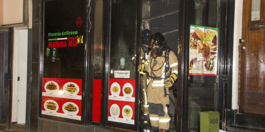 Forse brand verwoest pizzeria