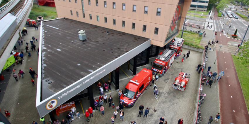 Foto van open dag brandweer Schiedam