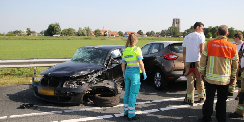 Foto van aanrijding N57