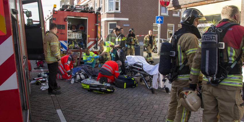 Zwaargewond door explosie in woning Rotterdam