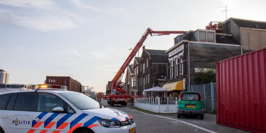 Foto van onderzoek naar hennepkwekerij