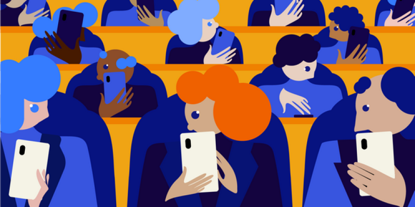 kamerleden, debat, smartphone