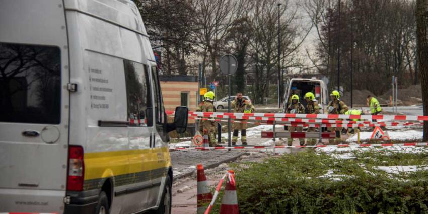 Weg afgesloten na gaslek Vlaardingen