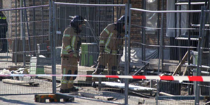 Flink gaslek na afbreken steiger in Vlaardingen