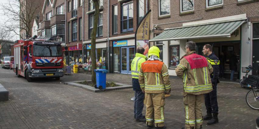 Schoonmaker houdt hulpdiensten bezig